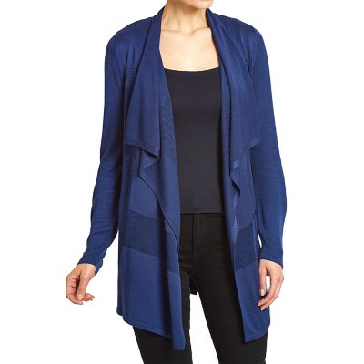 Premise Women's Long Sleeve Open Front Drape Cardigan - Sam's Club