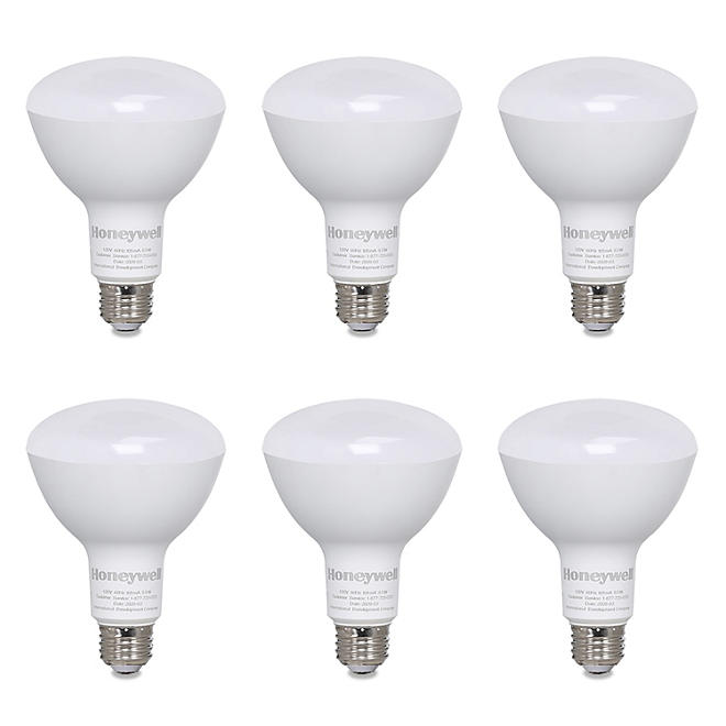 Honeywell 800 Lumen B30 LED Dimmable Light Bulbs - Warm White (6-Pack)