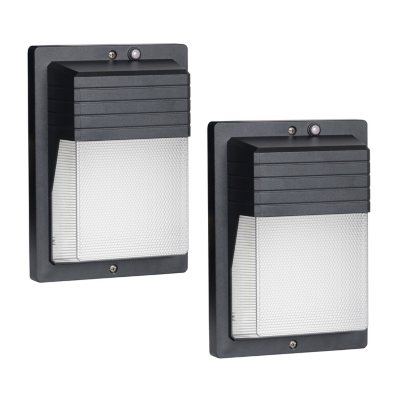 2 Pack Honeywell 4000 Lumen LED Rectangular Security Light only