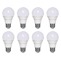 Honeywell 800 Lumen A19 LED Light Bulbs - Non-Dimmable, Warm White (8-Pack) 
