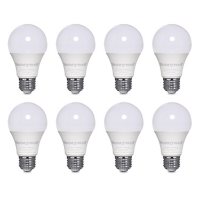 Honeywell 800 Lumen A19 LED Light Bulbs - Non-Dimmable, Natural White (8-Pack)