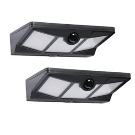 Westinghouse Solar Motion-Activated Linked Wall Light, 2000 Lumens Set of 2