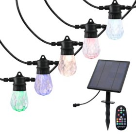Westinghouse 36' Color Changing Solar Powered LED String Light Set with Remote