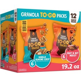 Bear Naked Cereal Granola Variety Pack, 12 pk.