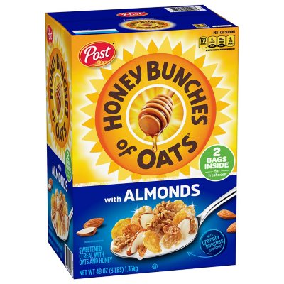 Post Honey Bunches of Oats with Crispy Almonds (48 oz.) - Sam's Club