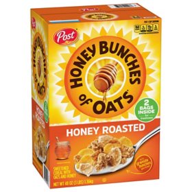 Honey Bunches of Oats Honey Roasted Cereal, 48 oz.