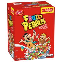Post Fruity PEBBLES, Gluten Free, Sweetened Rice Cereal (38 oz.)
