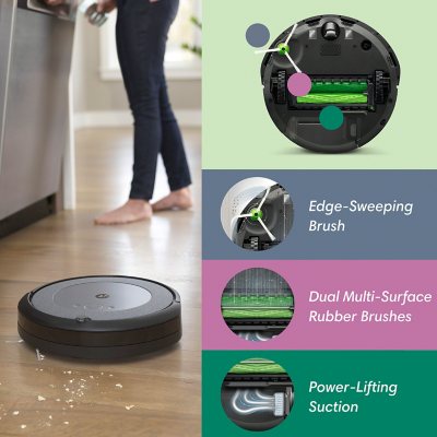  iRobot Roomba Combo i5+ Self-Emptying Robot Vacuum and Mop,  Clean by Room with Smart Mapping, Empties Itself for Up to 60 Days, Works  with Alexa, Personalized Cleaning OS, Ideal for