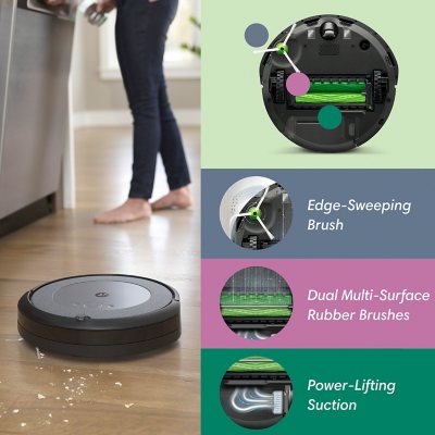 iRobot Roomba i3+ EVO (3556) Wi-Fi Connected Self-Emptying Robot