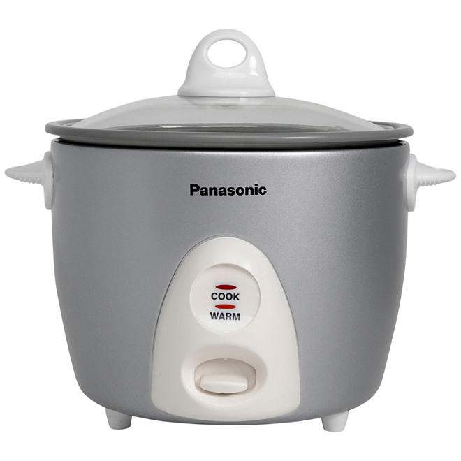 Panasonic Automatic 10-Cup Rice Cooker, Silver