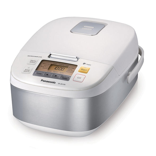 Panasonic Electric 10-Cup Rice Cooker and Multi-Cooker, White