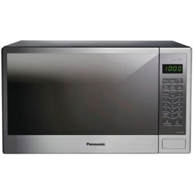 Panasonic Silver Countertop Microwave Oven, 1.3 cu. ft., 1100 Watts
