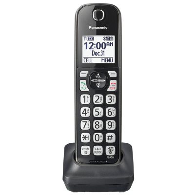 Panasonic KX-TGDA51M DECT 6.0 Additional Cordless Handset for KX-TG744SK1  (Black) - Sam's Club