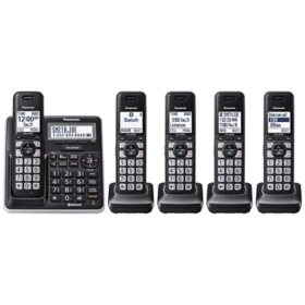 Panasonic KX-TGF775S Link2Cell DECT 6.0 Expandable Cordless Phone System