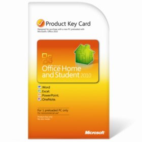 Microsoft Office Home And Student 2010 Product Key Card Sam S Club