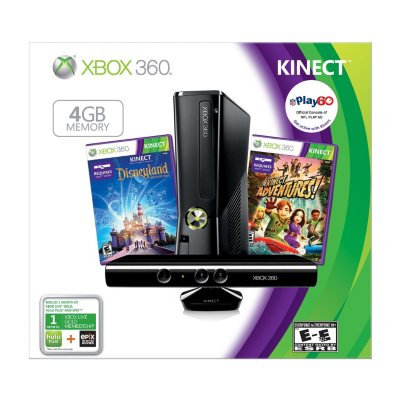 Devise Joint selection reform Xbox 360 4GB Kinect Holiday Value Bundle - Sam's Club