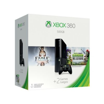 Xbox 360 500GB Console with Fable Anniversary and Plants vs Zombies: Garden  Warfare - Sam's Club