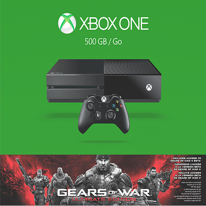 Xbox One 500GB Console with Gears of War: Ultimate Edition Bundle
