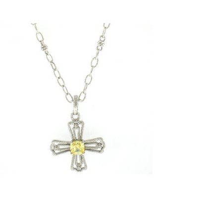 Judith ripka cross on sale pendant