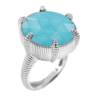 Turquoise on sale doublet ring