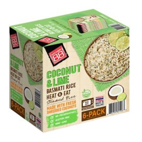 Kitchen 88  Coconut Lime Rice, 8.8 oz., 6 pk.