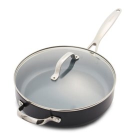 GreenPan Valencia Pro 4.5-Quart Ceramic Nonstick Saute Pan with Lid		