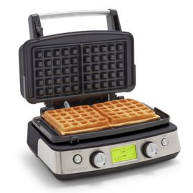GreenPan Elite Ceramic Nonstick 2-Square Waffle Maker (Choose Color)