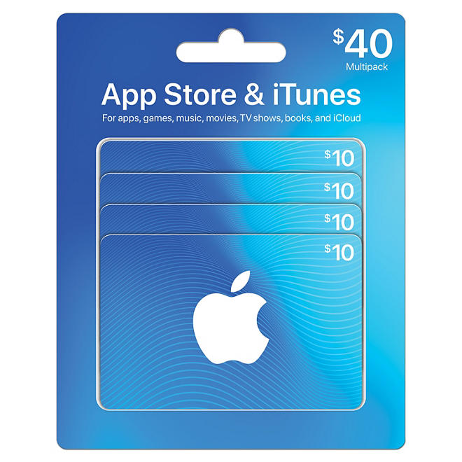 $40 App Store & iTunes Gift Cards Multipack