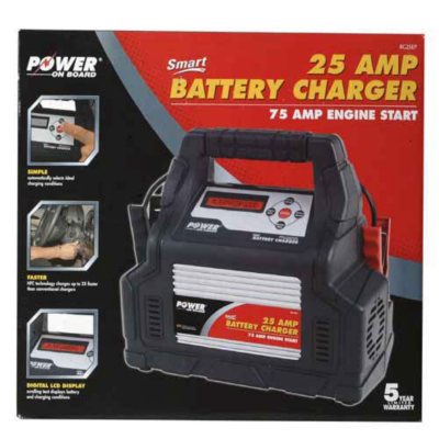Black & Decker 25 Amp Battery Charger with 75 amp Engine Start 