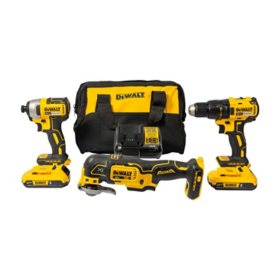 Dewalt Brushless 3-TOOL KIT (Drill, Impact Driver & Oscillating Multi-Tool)    