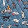 Blue with Cats, variant on Vera Bradley Large Vera Tote Bag