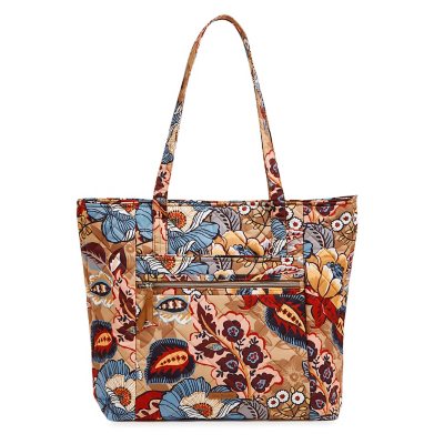Vera Bradley Performance Twill Vera Tote Bag:- Botanical Beauty