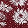 Maroon with Flowers, variant on Vera Bradley Large Vera Tote Bag