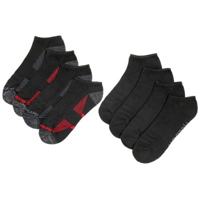 Reebok 6-Pack Mens Low Cut Performance Socks, Gray, Shoe Size 6-12.5