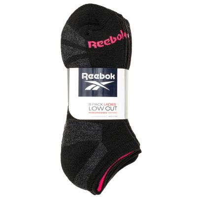 reebok 6 pack ladies low cut socks