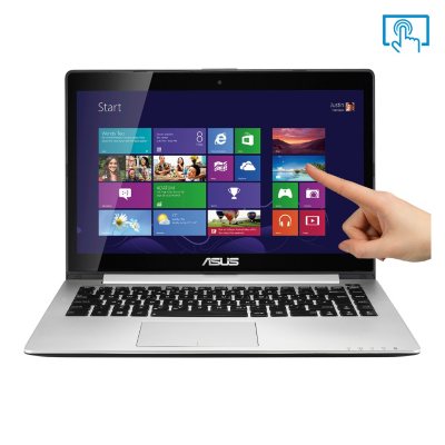 ASUS S400CA-DH51T Touch Laptop Computer, Intel Core i5-3317U, 4GB