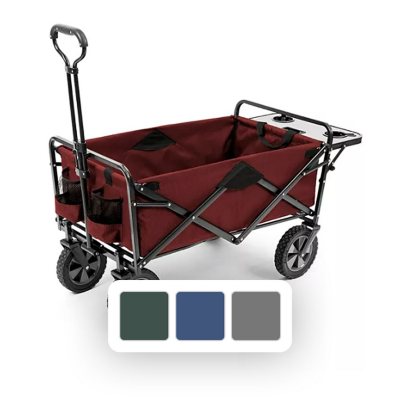 Folding Wagon with Table- Red