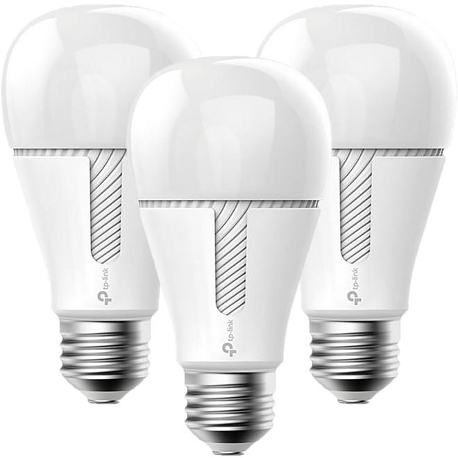 TP-Link Kasa Smart Wi-Fi White LED Dimmable Light Bulb (3-pack)