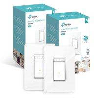 TP-Link HS220 Smart Wi-Fi Light Switch with Dimmer (2 Pack)