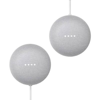 Google Nest Mini (2nd Gen) - Smart Home Speaker 2pk - Chalk - Sam's Club