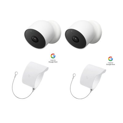 Wasserstein Anti-Theft Mount for Google Nest Cam (Battery) White