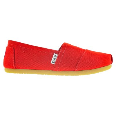 Toms red outlet canvas