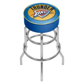 Oklahoma City Thunder Nba Padded Swivel Bar Stool Sam S Club