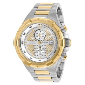 Invicta Men's Aviator 50.5mm Two Tone Stainless Steel Watch