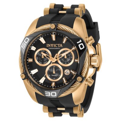 Invicta black best sale face watch