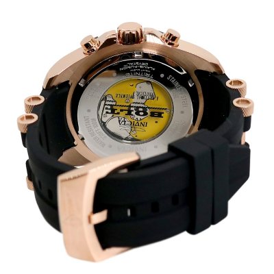 Invicta Men's Bolt Quartz 50mm Gold and Black, Black Dial - Sam's Club