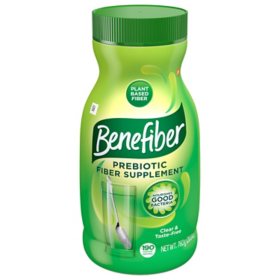 Benefiber Daily Prebiotic Fiber Supplement Powder, Unflavored 26.8 oz.