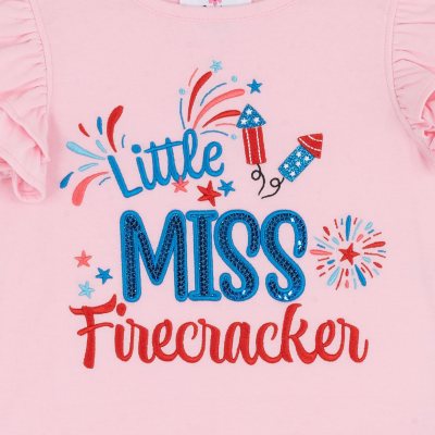 Pink, variant on Counting Daisies Girls 2-Piece All American Tutu Set