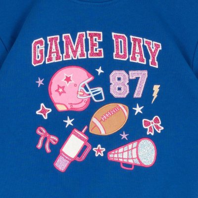Blue - Online Only, variant on Counting Daisies Fall Sweatshirt