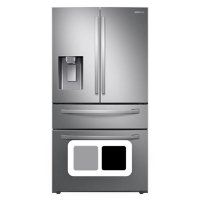 Samsung 23 cu. ft. Counter Depth 4-Door Refrigerator with FlexZone™ Drawer
